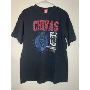 Chicas Soccer Black Tshirt Size L‎